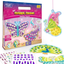 Imagimake Mirror Mosaic Butterfly & Peacock Mess Free DIY Mosaic Craft Kit 450+ Foil Sticker Travel Toys for Girls Birthday Gift for Girls Ages 3,4,5,6,7,8, Peach