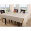 Kuber Industries 6 Seater Dining Table Cover - Cream