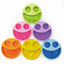 Multicolor Cute Big Smiley Plates for kids with Fork and Spoon