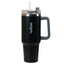 Nestasia Tumbler with Handle Straw & Lid - 1.2L (Black)