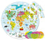 Webby Amazing World Map Jigsaw Floor Puzzle 60 Pcs