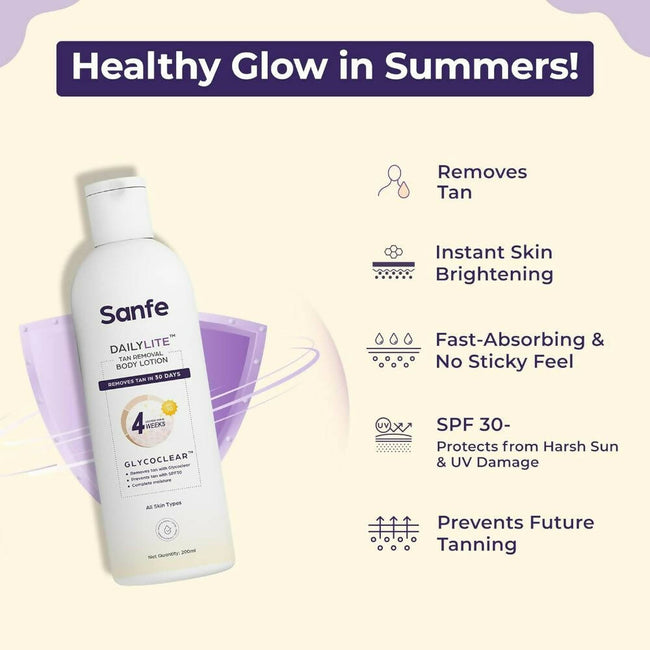 Sanfe DailyLite Tan Removal Body Lotion For Women Main Image