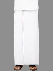Men Small Border Double Dhoti Gold Win Spl