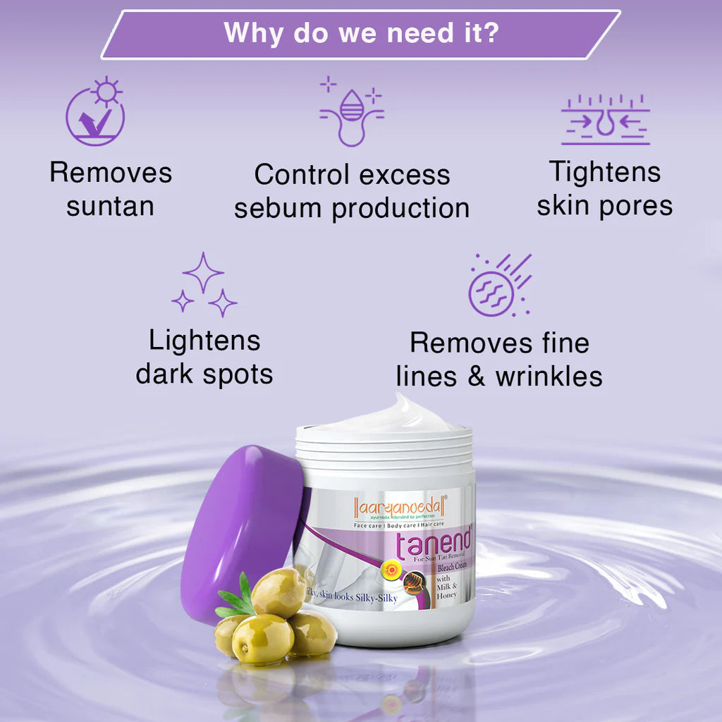 Aryanveda Tanend Bleach Cream