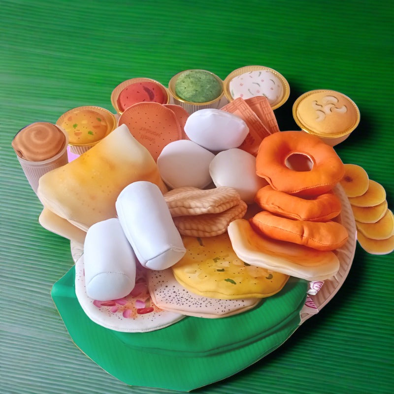 The Small Wonderland Mahabali set-33 Piece Set south Indian food inspired pretend play food set