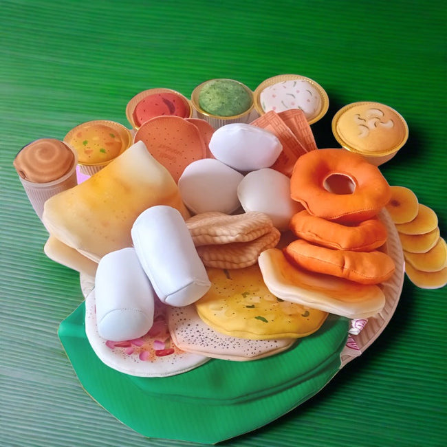 The Small Wonderland Mahabali set-33 Piece Set south Indian food inspired pretend play food set Main Image