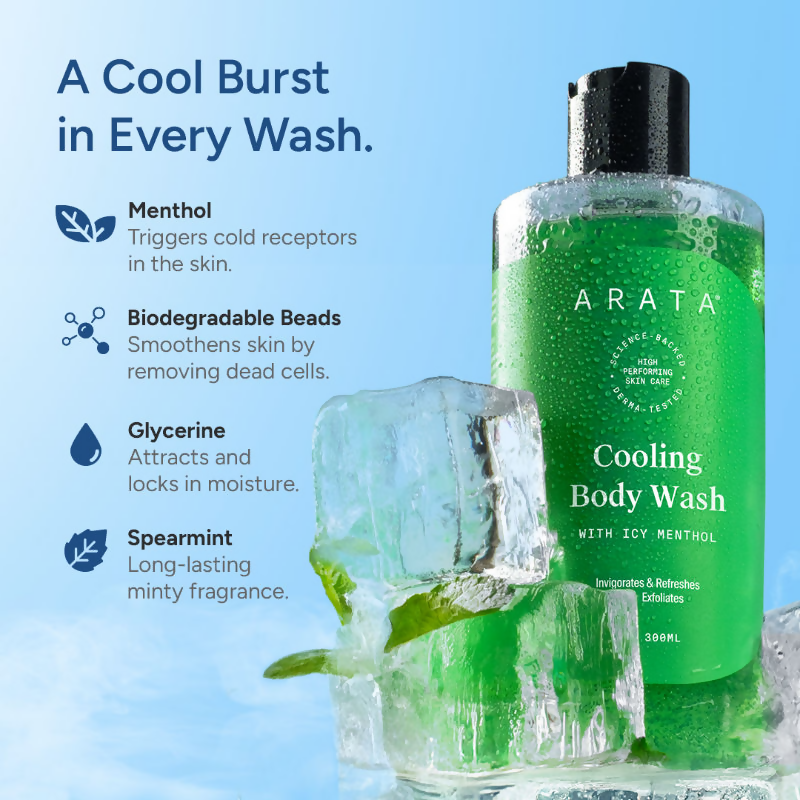 Arata Cooling Body Wash With Menthol