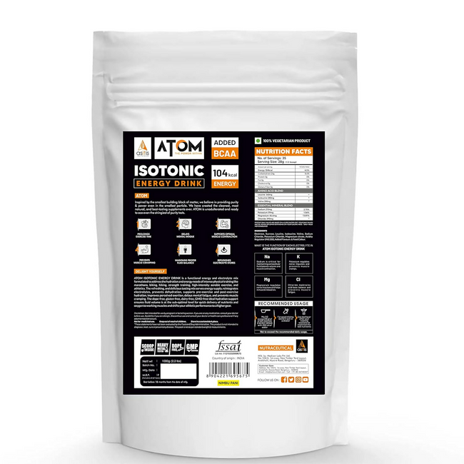 As-It-Is Atom Isotonic Energy Drink Nimbu Pani Flavor Main Image