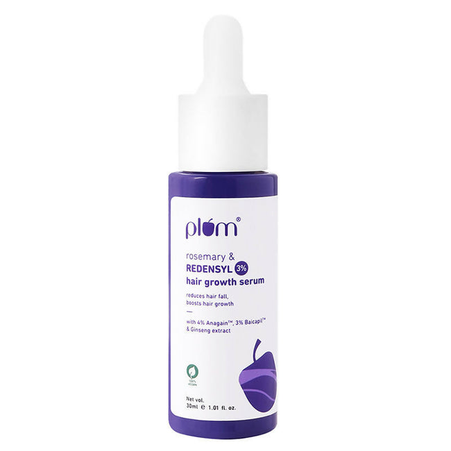 Plum Rosemary & 3% Redensyl Hair Growth Serum Hover Image