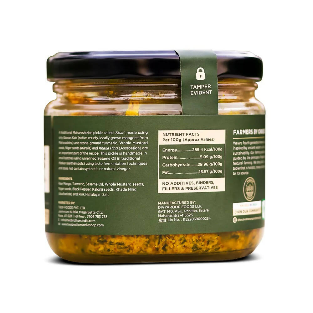 Two Brothers Organic Farms Raw Mango Pickle