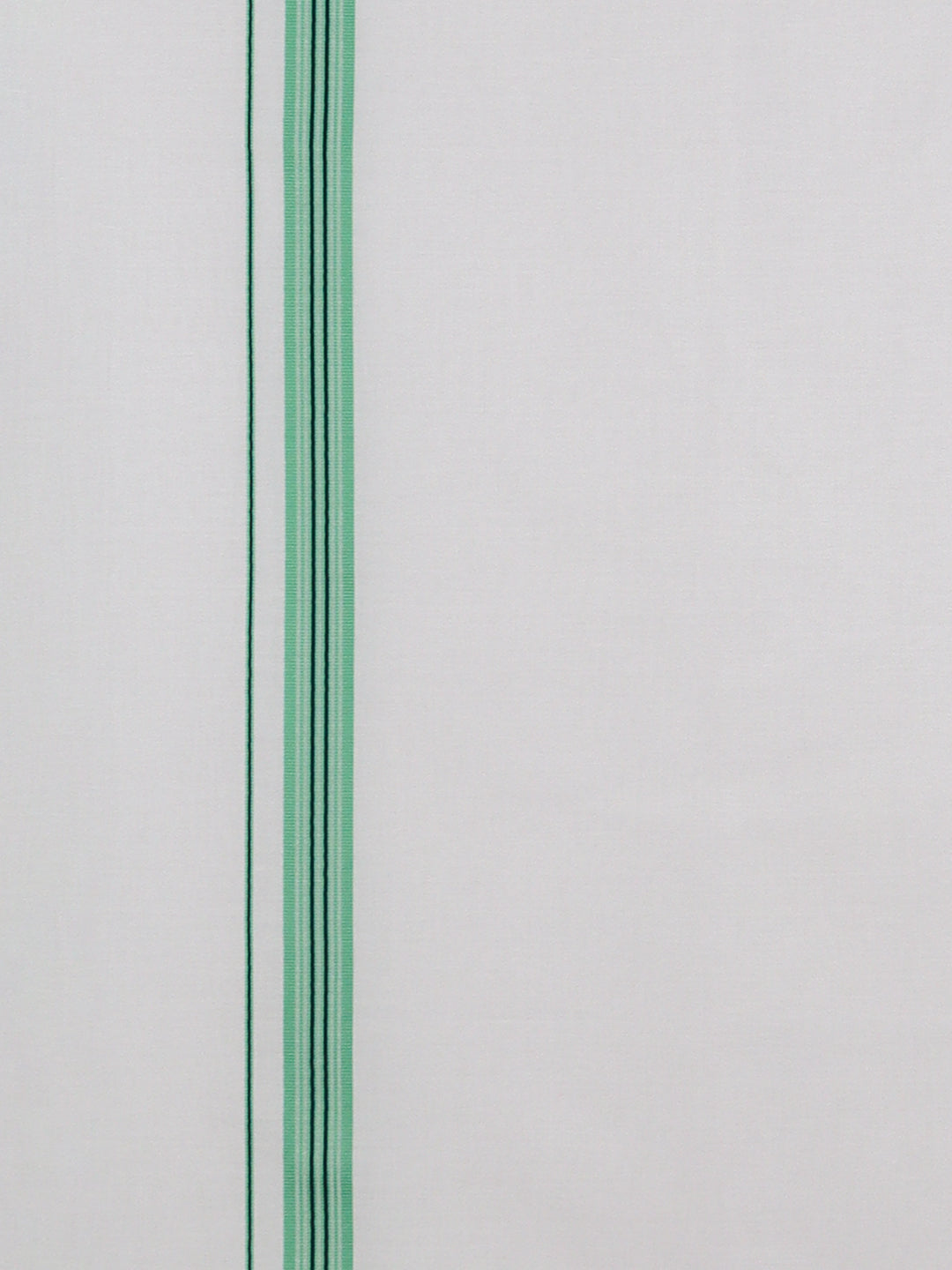 Men Green Fancy Border Single Dhoti Winner Fancy