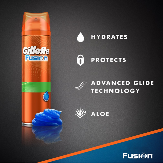 Gillette Fusion Hydra Gel Sensitive Skin Shave Gel Main Image