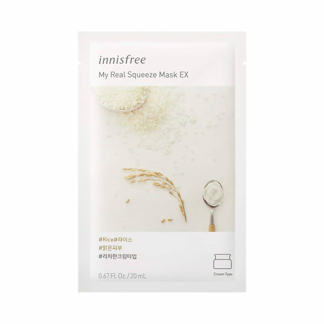 Innisfree My Real Squeeze Mask EX Rice Hover Image