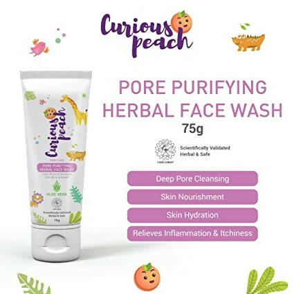 Curious Peach Pore Purifying Herbal Face Wash