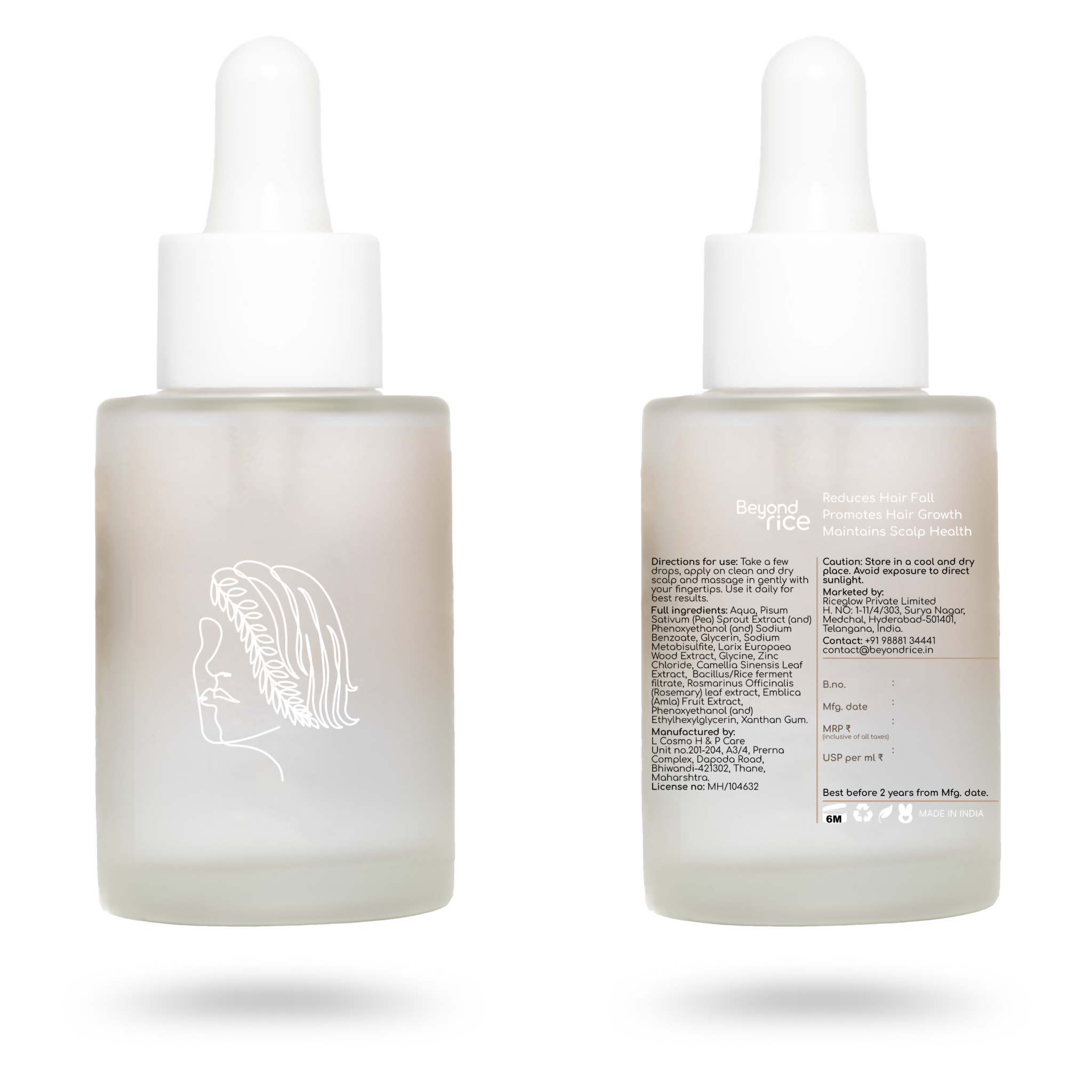 Beyond Rice Rosemary & Black Rice Hair Growth Serum