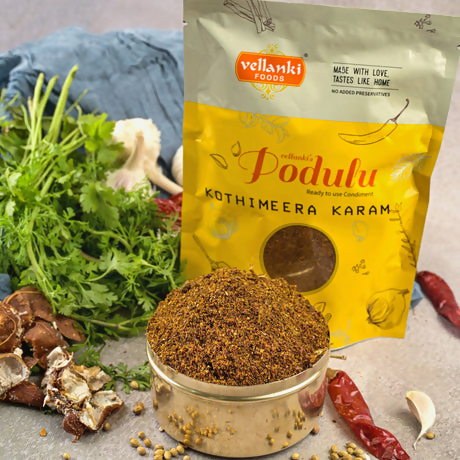 Vellanki Foods Kothimeera Karam (Coriander Leaves) Hover Image
