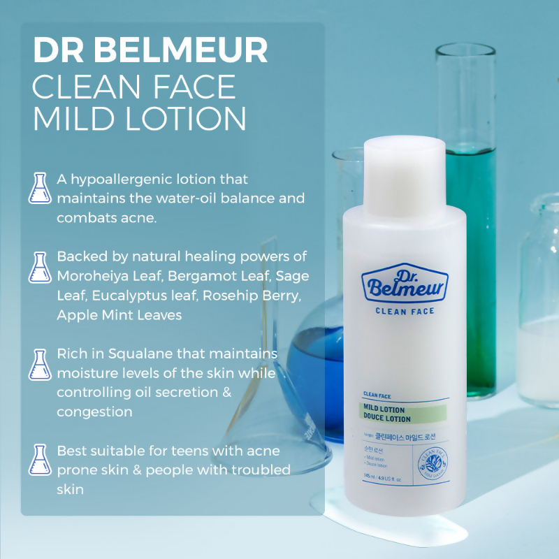 The Face Shop Dr.Belmeur Clean Face Mild Lotion With Squalane