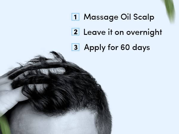 Man Matters Hair Oil for Men With Bhringraj, Onion, Amla, Shikakai & Brahmi Oil.