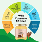 Auric A2 Bilona Desi Cow Ghee - Pure Brijwasi Ghee - Bilona Curd Churned