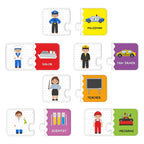 Webby Our Profession 2 Pieces Learning Pack Jigsaw Puzzle for Kids