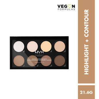 NYX Professional Makeup Highlight & Contour Pro Palette Matte Finish (HCPP01) Main Image