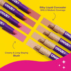 Swiss Beauty Craze Twosome Face Stick 2-In-1 Beauty Wand Concealer and Blush - 1 Fair - Rose