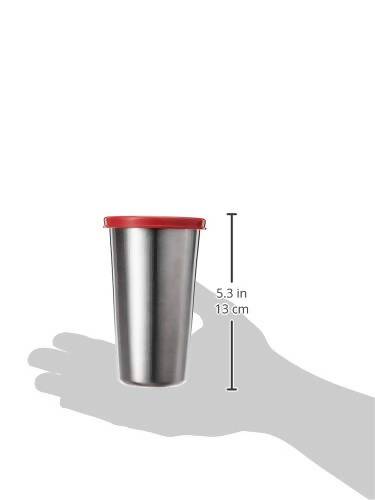 Signoraware Stainless Steel Tumbler with Lid - 370ml