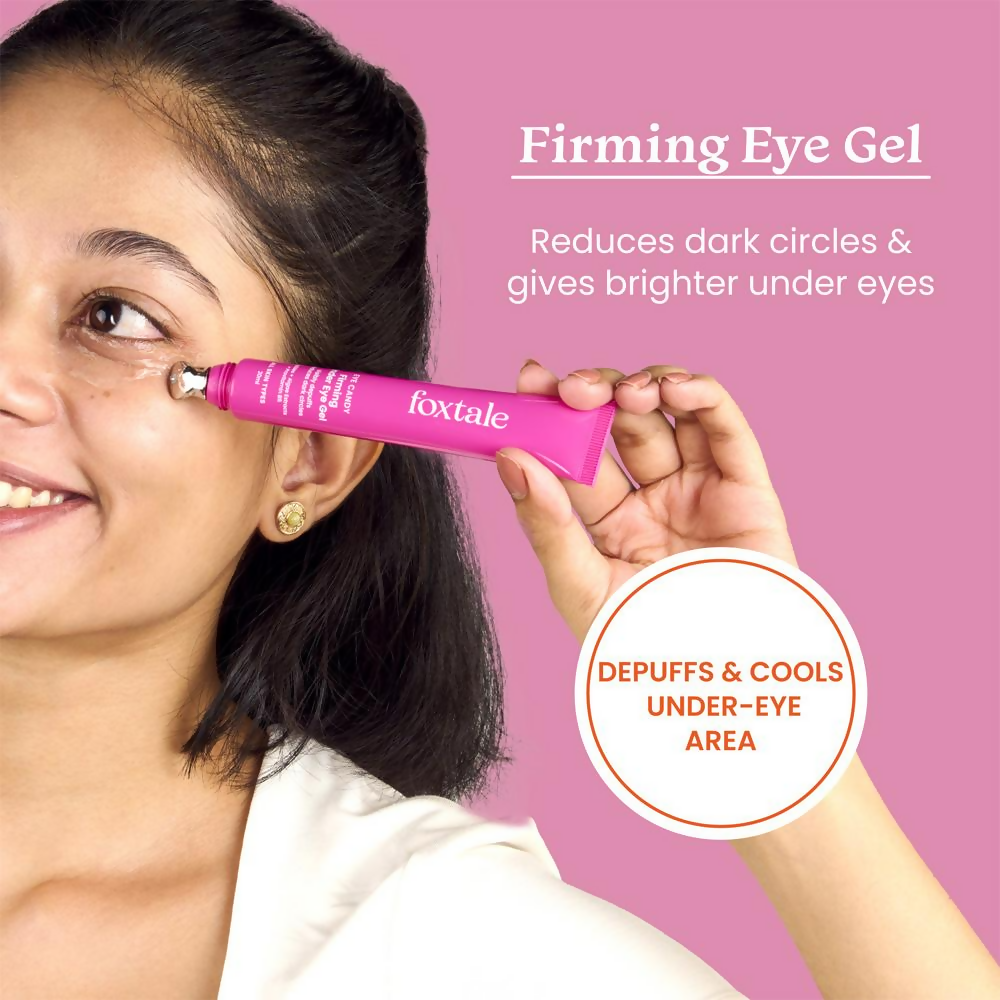Foxtale Firming Eye Cream With Peptides For Brighter Under Eyes