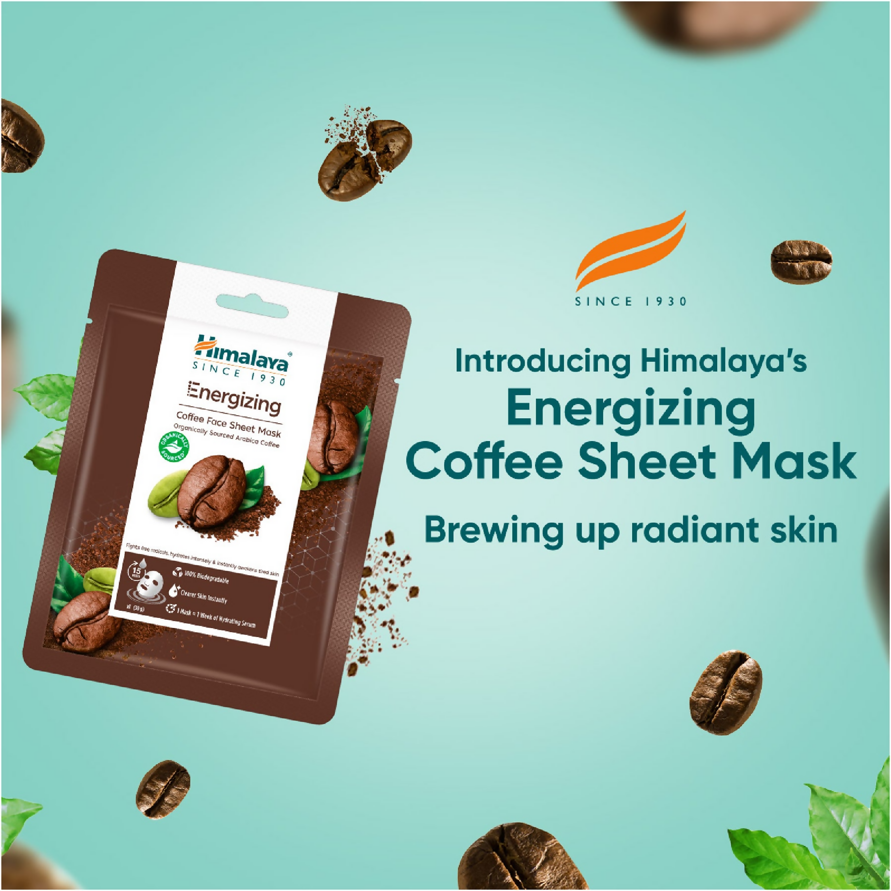 Himalaya Herbals Energizing Coffee Sheet Mask
