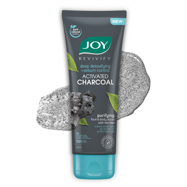 Joy Purifying & Exfoliating Charcoal Face & Body Scrub Hover Image