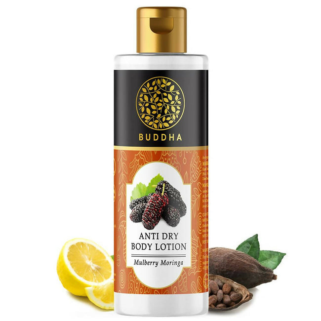 Buddha Natural Anti Dry Body Lotion - Helps Restore Moisture Nourishes & Hydrates Skin Main Image