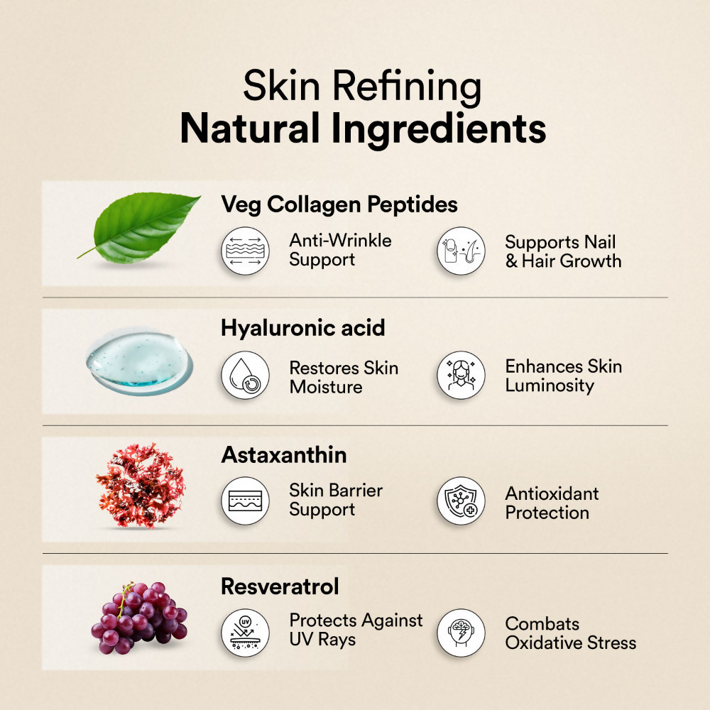 Wellbeing Nutrition Vegan Pro Collagen Hyaluronic Acid Skin & Hair Lemon Lime Flavour