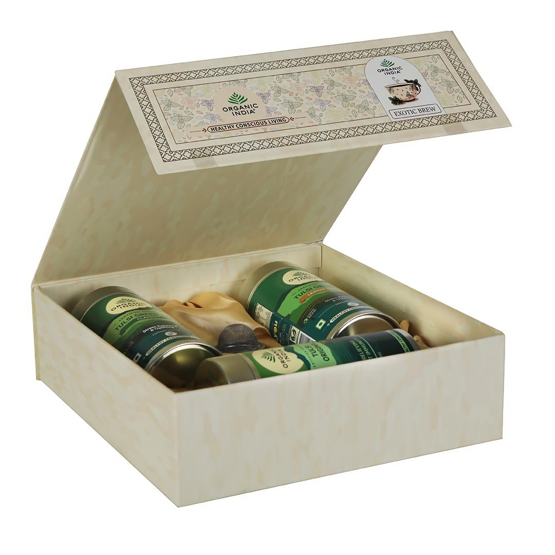 Organic India Exotic Brew Gift Box