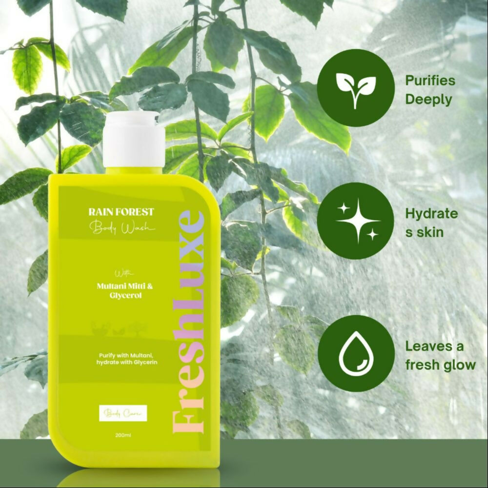 FreshLuxe Rain Forest Body Wash & Shower Gel