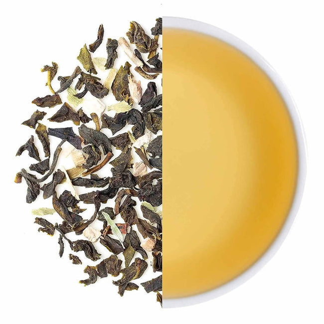 Teabox Organic Ashwagandha Green Tea Loose Leaves Main Image