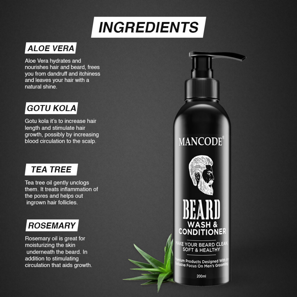 Mancode Beard Wash And Conditioner