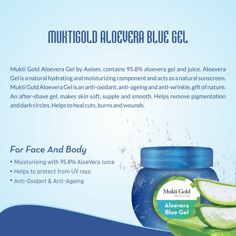 Axiom Mukti Gold Aloevera Blue Gel