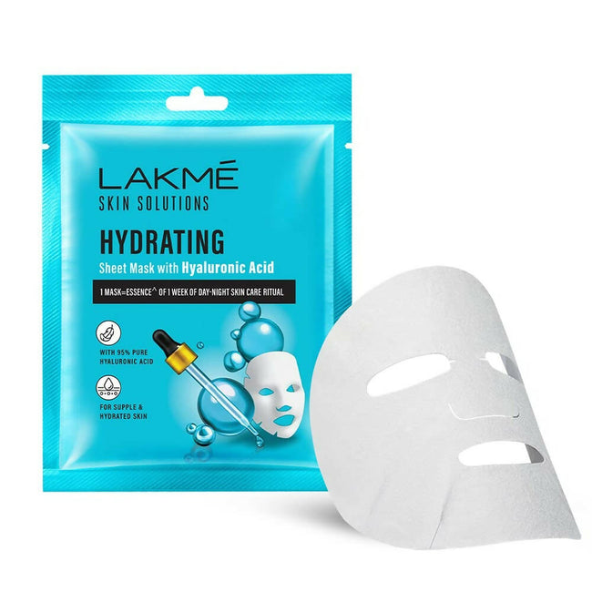 Lakme Solutions Sheet Mask Hydrating with Hyaluronic Acid Hover Image