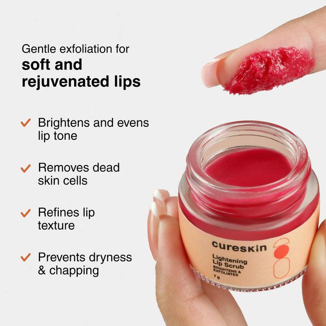 Cureskin Lightening Lip Scrub for Men and Women Main Image