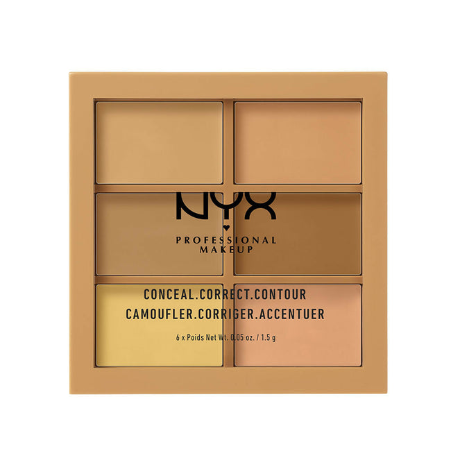 NYX Professional Makeup Conceal, Correct, Contour Palette - 3CP02 Medium/Moyen Hover Image