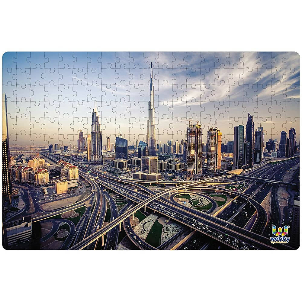 Webby Dubai Skyline Jigsaw Puzzle- 252 Pcs