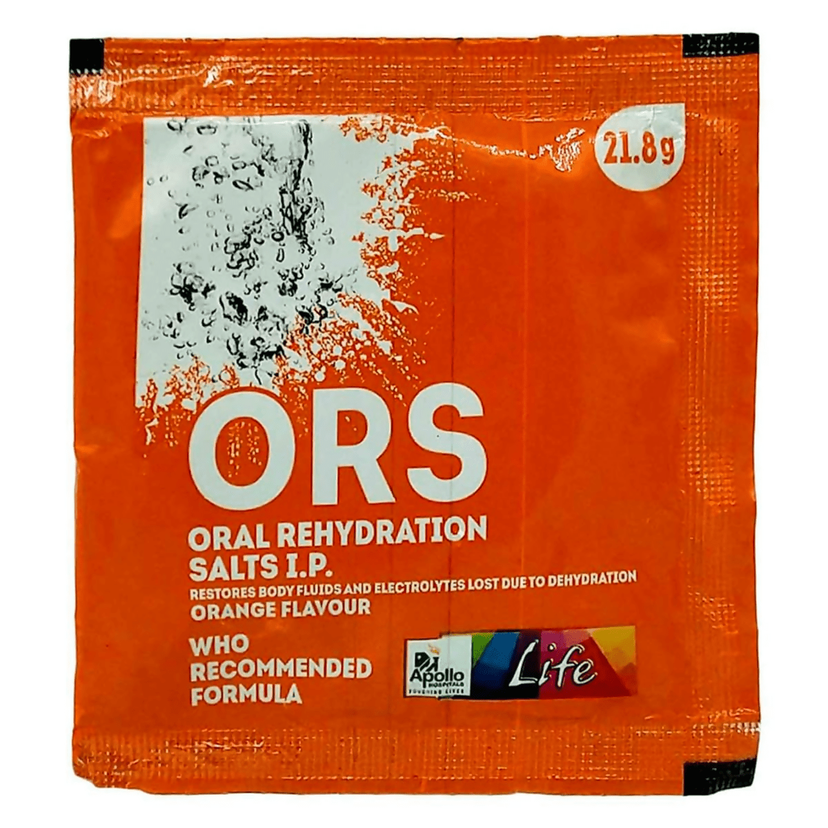Apollo Pharmacy ORS Sachets Orange Flavour