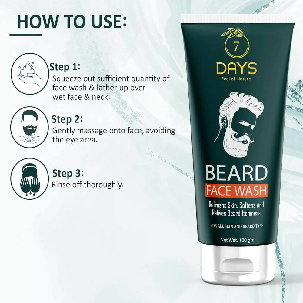 7 Days Beard Face Wash