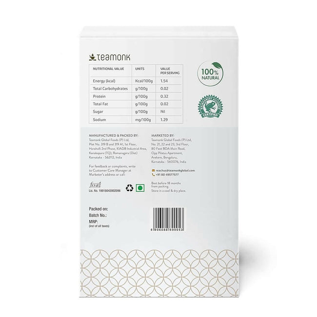 Teamonk Nilgiris Taizen Cinnamon Green Tea Leaves (50 Cups) Main Image