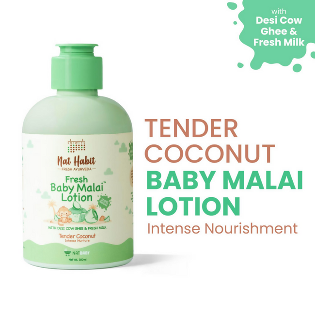 Nat Habit Baby Body Lotion - Tender Coconut Main Image