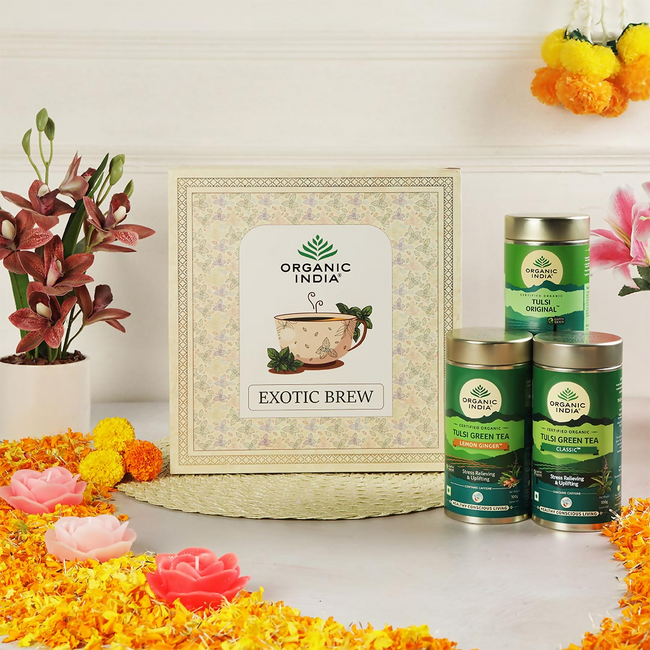Organic India Exotic Brew Gift Box Main Image