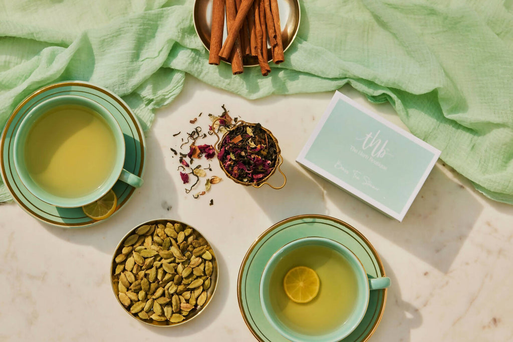 The Herb Boutique Brass Tea Strainer Basket