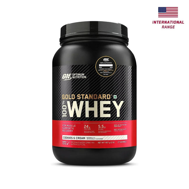 Optimum Nutrition Gold Standard 100% Whey Protein Powder (Cookies & Cream)-907 gm Main Image