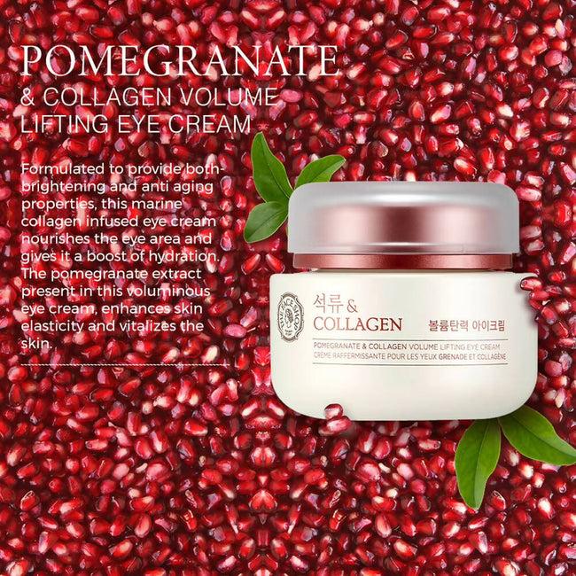The Face Shop Pomegranate & Collagen Volume Lifting Eye Cream - Korean Skincare Main Image