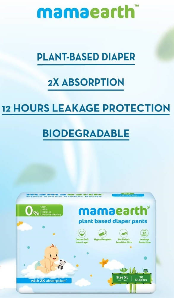 Mamaearth Plant-Based Diaper Pants for Babies